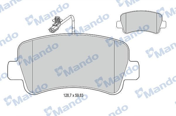 Opel Movano 2010-2014 Arası 2.3 CDTI FWD Mando Marka Arka Balata