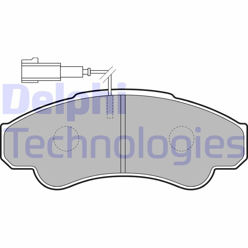 Citroen Jumper 1994-2002 Arası 2.8 D Delphi Marka Ön Balata Fişli