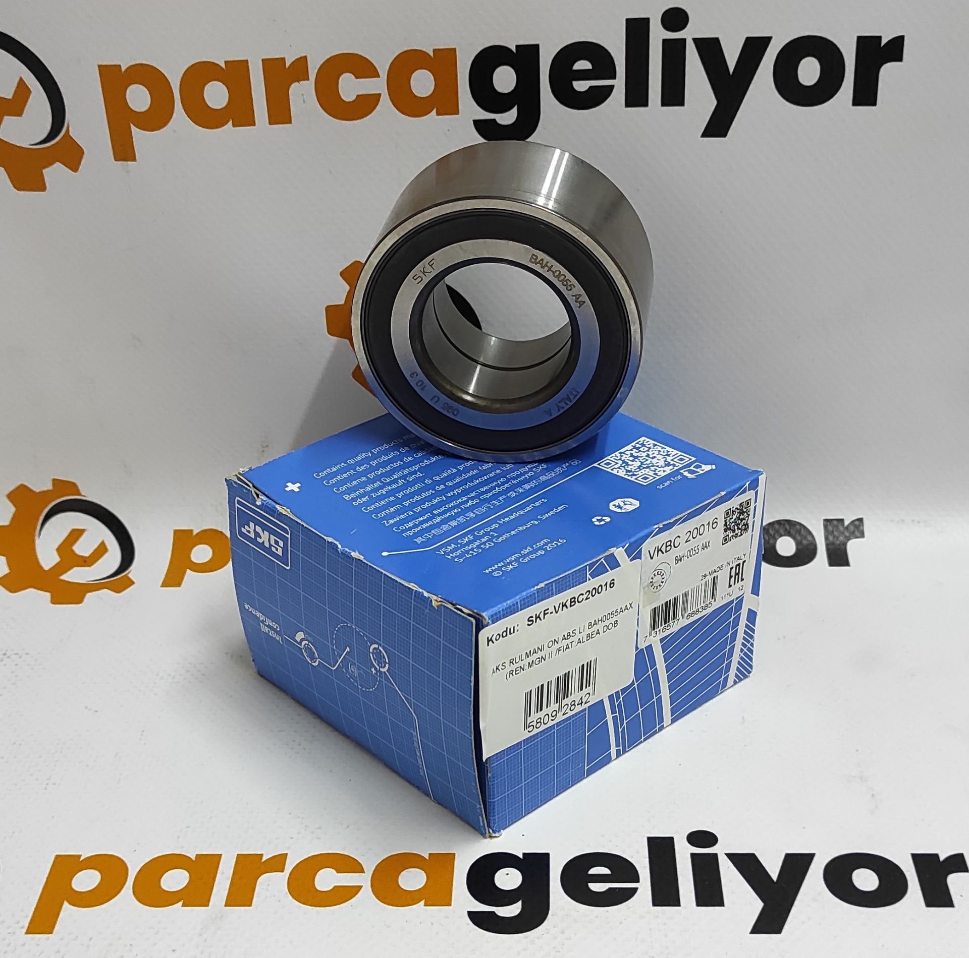 Clio III 1.2 16V Sağ-Sol Ön Teker Rulmanı Skf SKF-VKBC20016