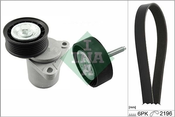Ford S-Max 2006-2014 Arası 2.0, 2.0 Flexifuel INA Marka Vantilatör Kayış Seti