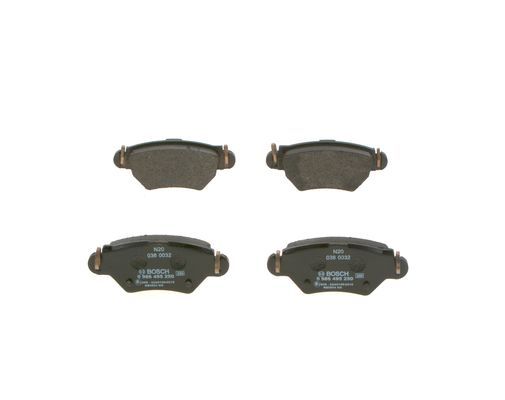 Opel Astra 1998-2009 Arası 1.7 TD, 1.6, 1.2 16V, 1.6 16V, 1.8 16V, 2.0 DI, 2.0 16V Bosch Marka Arka Balata