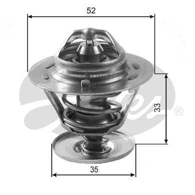 Ford Orion 1985-1996 Arası 1.8 D Gates Marka Termostat