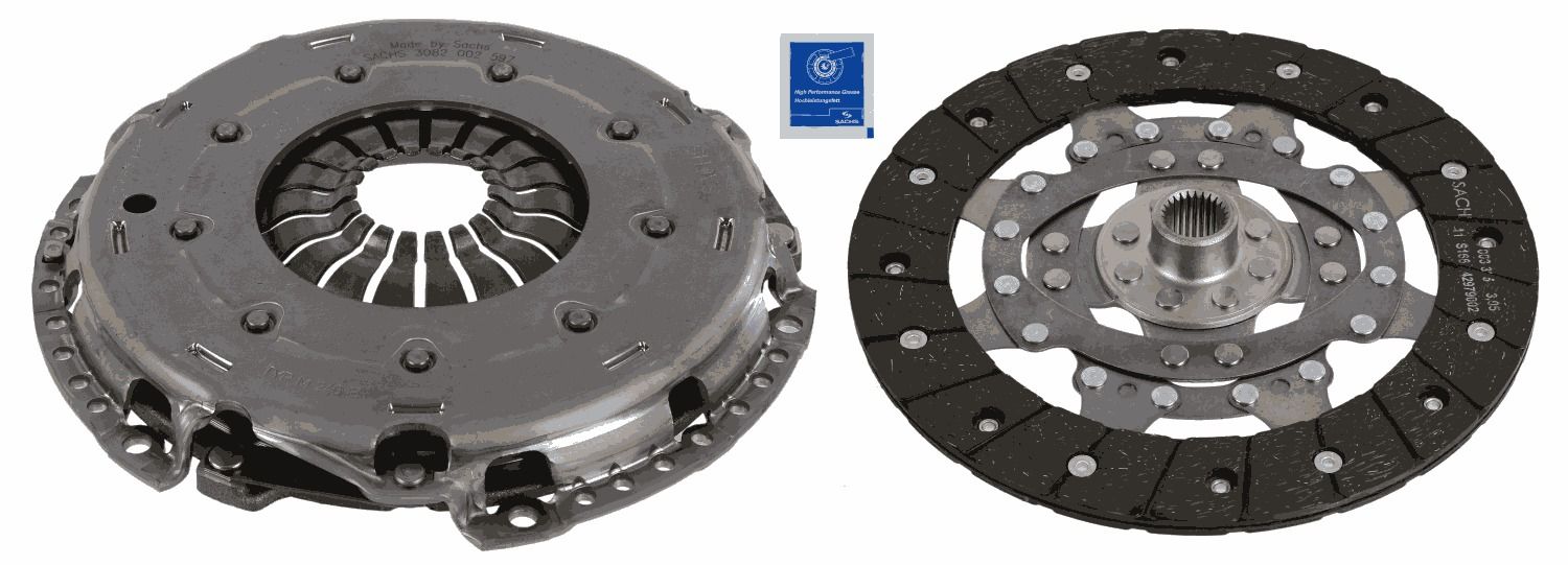 Citroen Ds3 2009-2016 Arası 1.6 HDi 115, 1.6 BlueHDi 120 Sachs Marka Debriyaj Seti