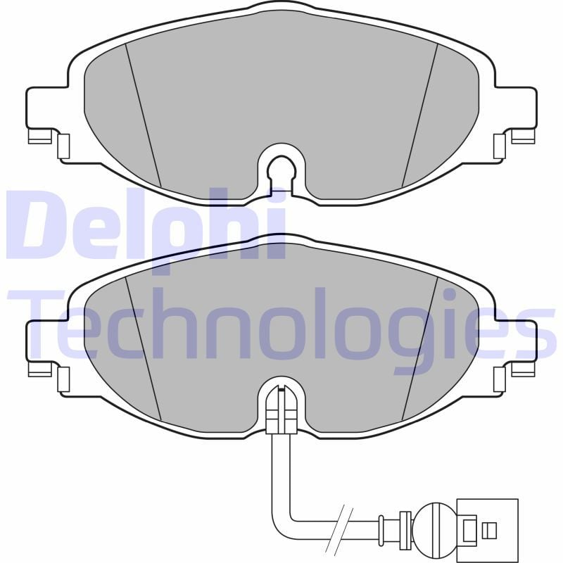 Volkswagen Golf 2013-2017 Arası 1.6 TDI, 1.6 TDI 4motion, 2.0 TDI 4motion, 1.4 TSI Delphi Marka Ön Balata