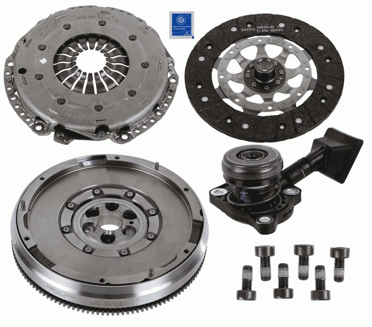 Peugeot 208 2012-2016 Arası 1.6 HDi Sachs Marka Volanlı Debriyaj Seti