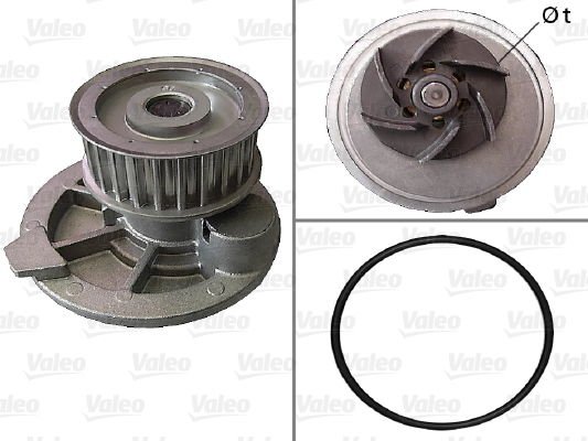 Opel Astra 1991-1998 Arası 1.7 D Valeo Marka Devirdaim Su Pompası