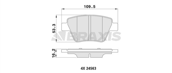 Skoda Octavia 2004-2013 Arası 2.0 TDI 16V 4x4 Braxis Marka Ön Balata