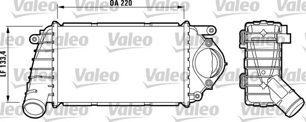 Volkswagen Polo 1999-2001 Arası 1.4 TDI Valeo Marka Turbo Radyatörü