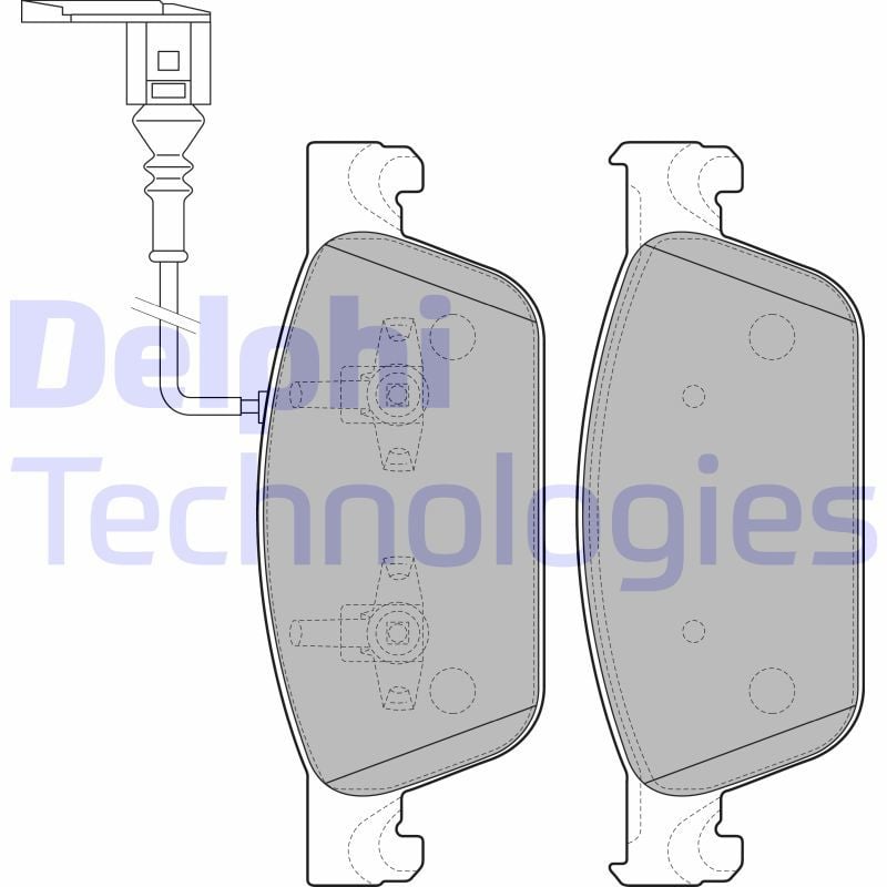 Volkswagen Multivan 2003-2015 Arası 2.0 TDI Delphi Marka Ön Balata