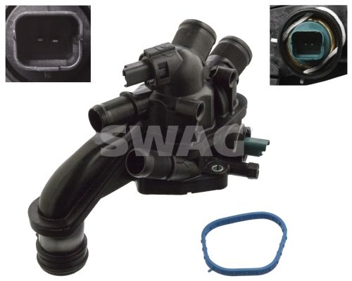 Citroen C4 2004-2014 Arası 1.6 VTi 120, 1.6 THP 155, 1.4 VTi 95 Swag Marka Termostat