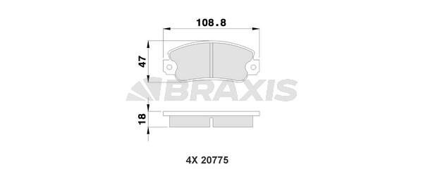 Fiat Uno 1983-2013 Arası 50 i.e. 1.1 Braxis Marka Ön Balata