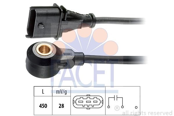 Opel Omega 1994-2005 Arası 2.2 16V Facet Marka Vuruntu Sensörü