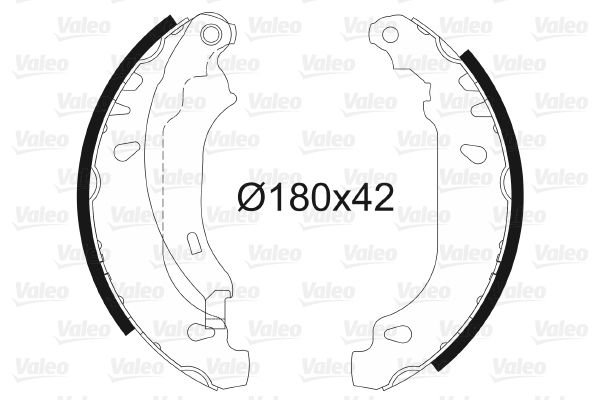 Renault Clio 1998-2016 Arası 1.4 Valeo Marka Pabuçlu Balata