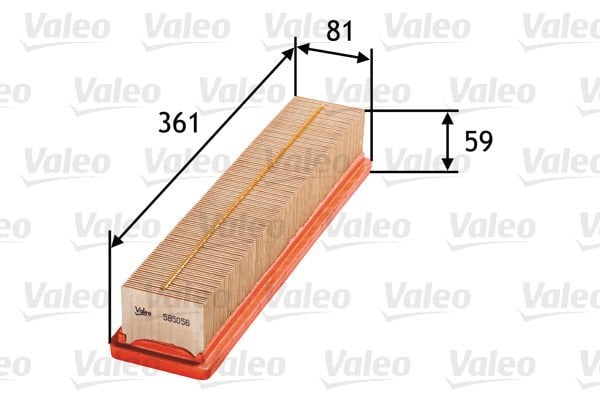 Dacia Logan 2004-2008 Arası 1.2 16V Valeo Marka Hava Filtresi