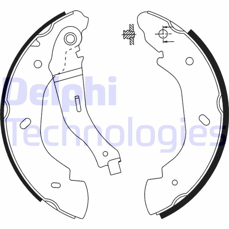 Ford Transit 2000-2014 Arası 2.0 DI, 2.2 TDCi Delphi Marka Pabuçlu Balata