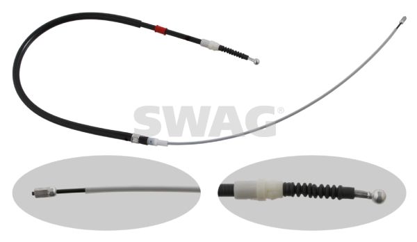 Volkswagen Golf 2004-2014 Arası 1.6 MultiFuel Swag Marka Ön Sağ-Sol Uyumlu El Fren Teli