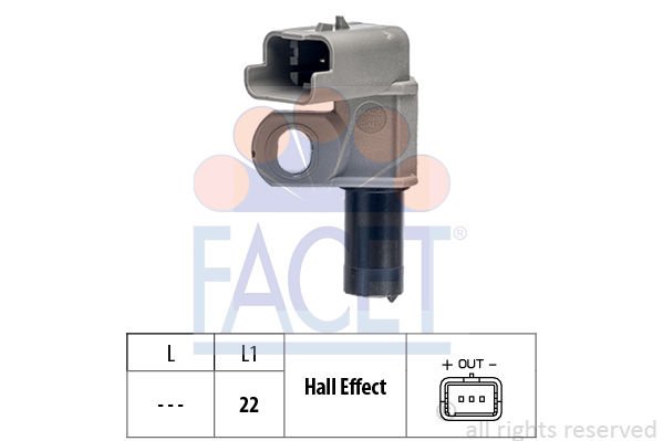 Citroen C5 2008-2012 Arası 2.2 HDi 200 Facet Marka Eksantrik Devir Sensörü