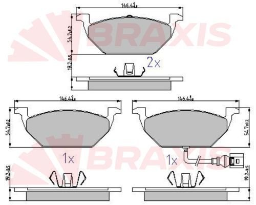 Skoda Octavia 2004-2013 Arası 1.6 LPG Braxis Marka Ön Balata