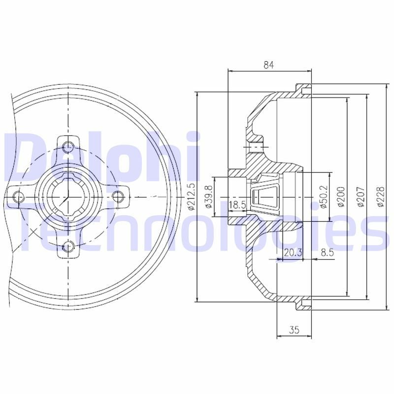 Opel Corsa 1982-1994 Arası 1.0 Delphi Marka Kampana