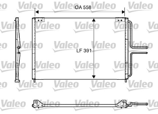Renault Espace 1996-2002 Arası 2.0, 3.0 Valeo Marka Klima Radyatörü