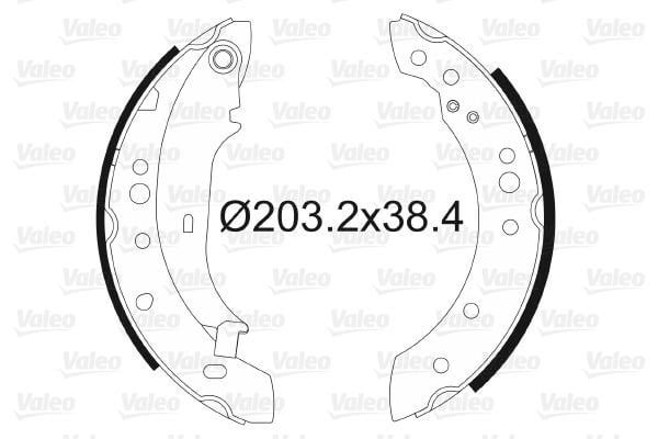 Renault Twingo 2007-2011 Arası 1.2 Turbo Valeo Marka Pabuçlu Balata