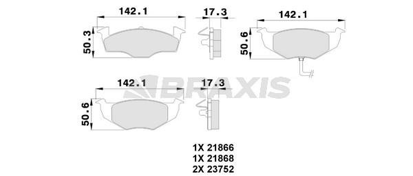 Skoda Fabia 1999-2014 Arası 1.2 Braxis Marka Ön Balata