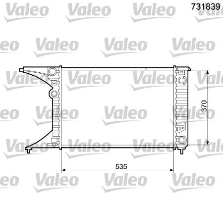 Opel Omega 1994-2005 Arası 2.0, 2.0 16V Valeo Marka Su Radyatörü