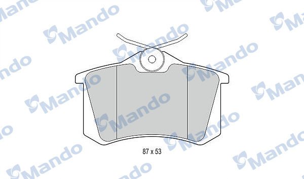 Volkswagen Jetta 1983-1992 Arası 1.8 Mando Marka Arka Balata