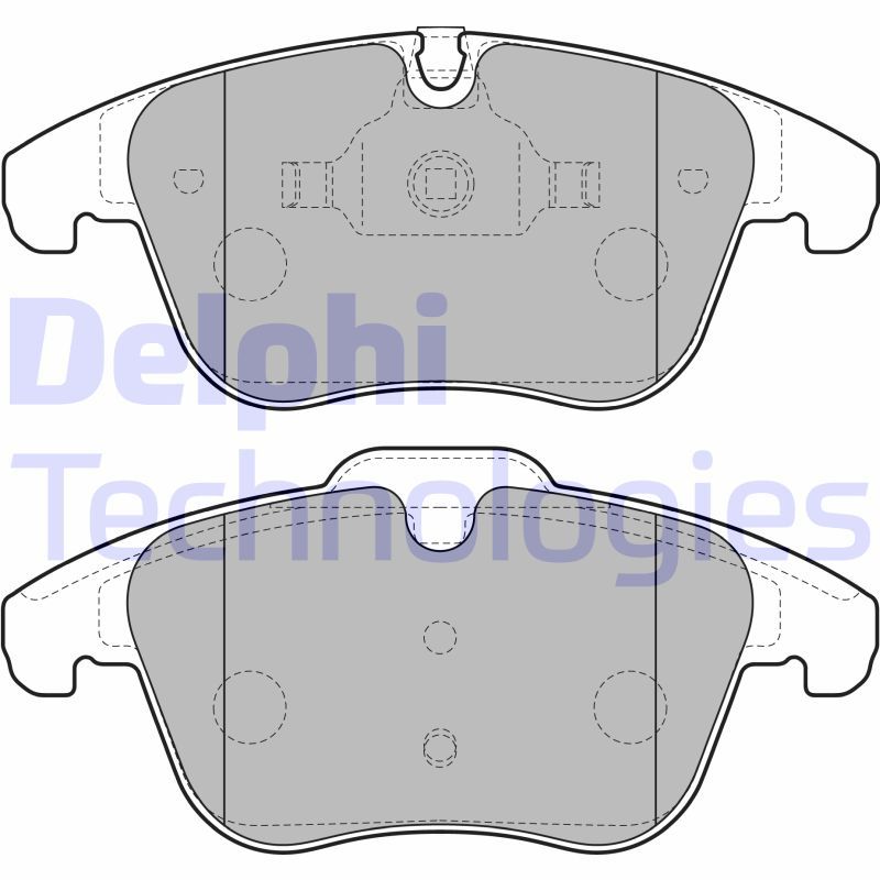 Citroen C5 2008-2012 Arası 1.6 HDi 110 Delphi Marka Ön Balata Fişli