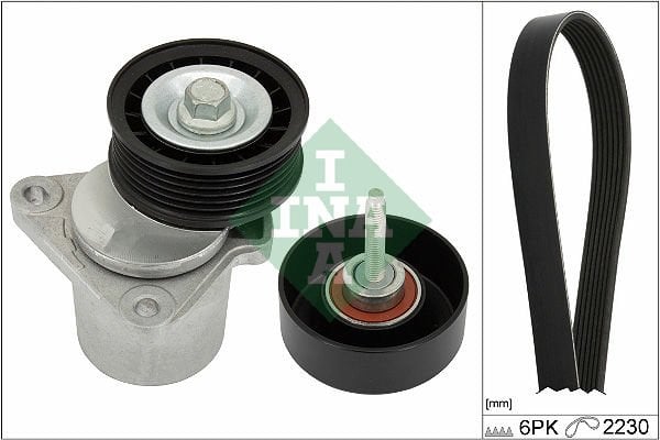 Ford Mondeo 2000-2007 Arası 1.8 16V, 2.0 16V INA Marka Vantilatör Kayış Seti