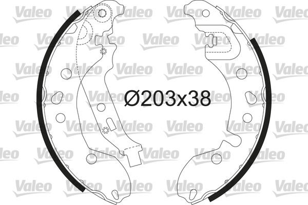 Renault Twingo 2007-2011 Arası 1.5 dCi 90 Valeo Marka Pabuçlu Balata