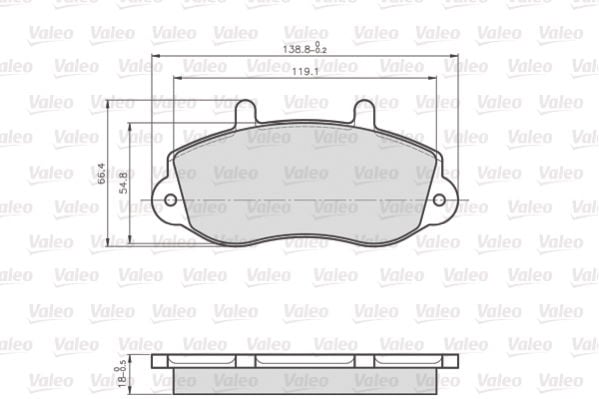 Opel Movano 1998-2003 Arası 2.2 DTI, 2.5 D, 1.9 DTI, 2.8 DTI Valeo Marka Balata
