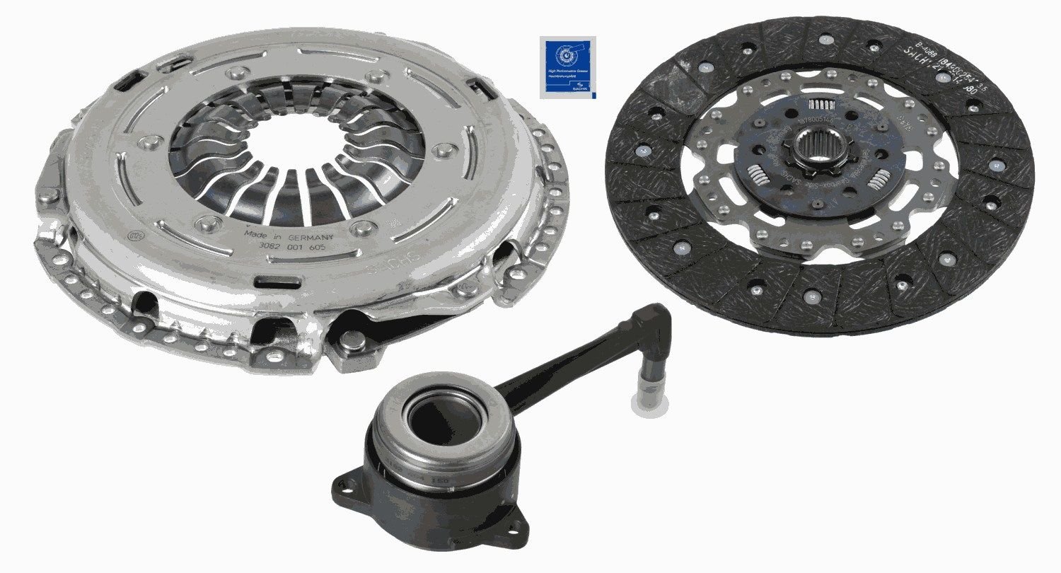 Volkswagen Golf 2008-2014 Arası 2.0 GTi, 2.0 R 4motion Sachs Marka Debriyaj Seti