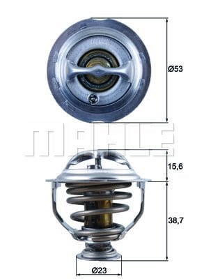 Audi Tt 2006-2015 Arası 2.0 TFSI, 2.0 TFSI quattro Mahle Marka Termostat