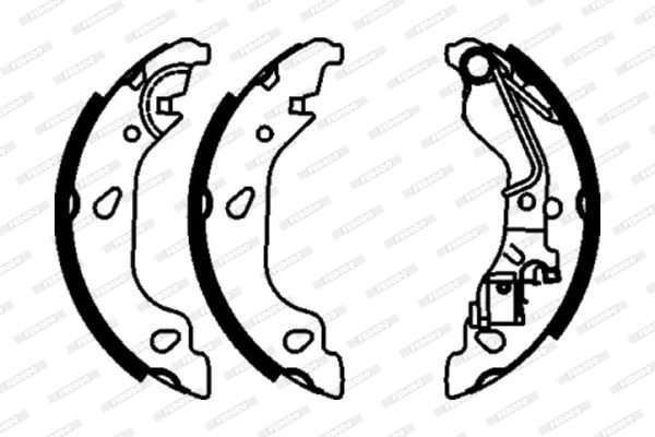 Fiat Punto 1999-2012 Arası 1.9 JTD 80 Ferodo Marka Pabuçlu Balata