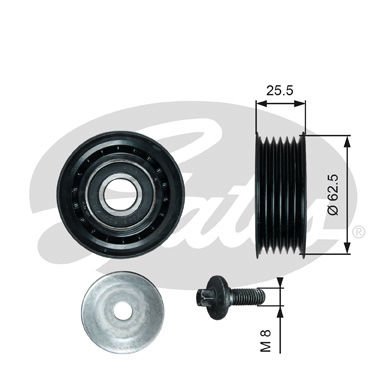 Alfa Romeo Giulietta 2010-2020 Arası 2.0 JTDM Gates Marka Vantilatör Kayış Gergi Rulmanı