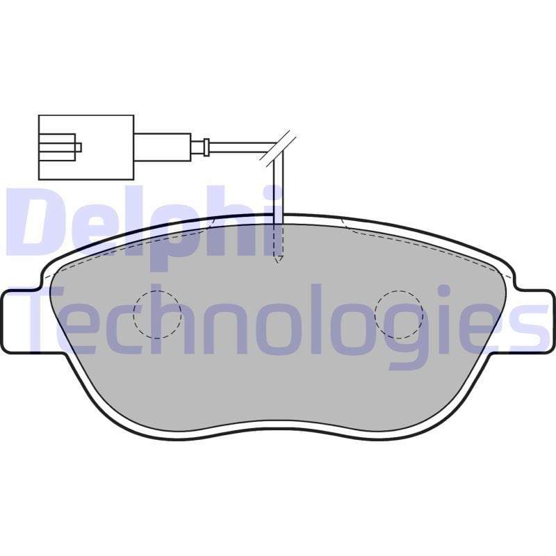 Fiat Fiorino 2007-2011 Arası 1.3 D Multijet Delphi Marka Ön Fişli Balata