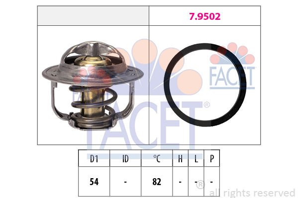 Opel Antara 2006-2010 Arası 2.4, 2.4 4x4 Facet Marka Termostat