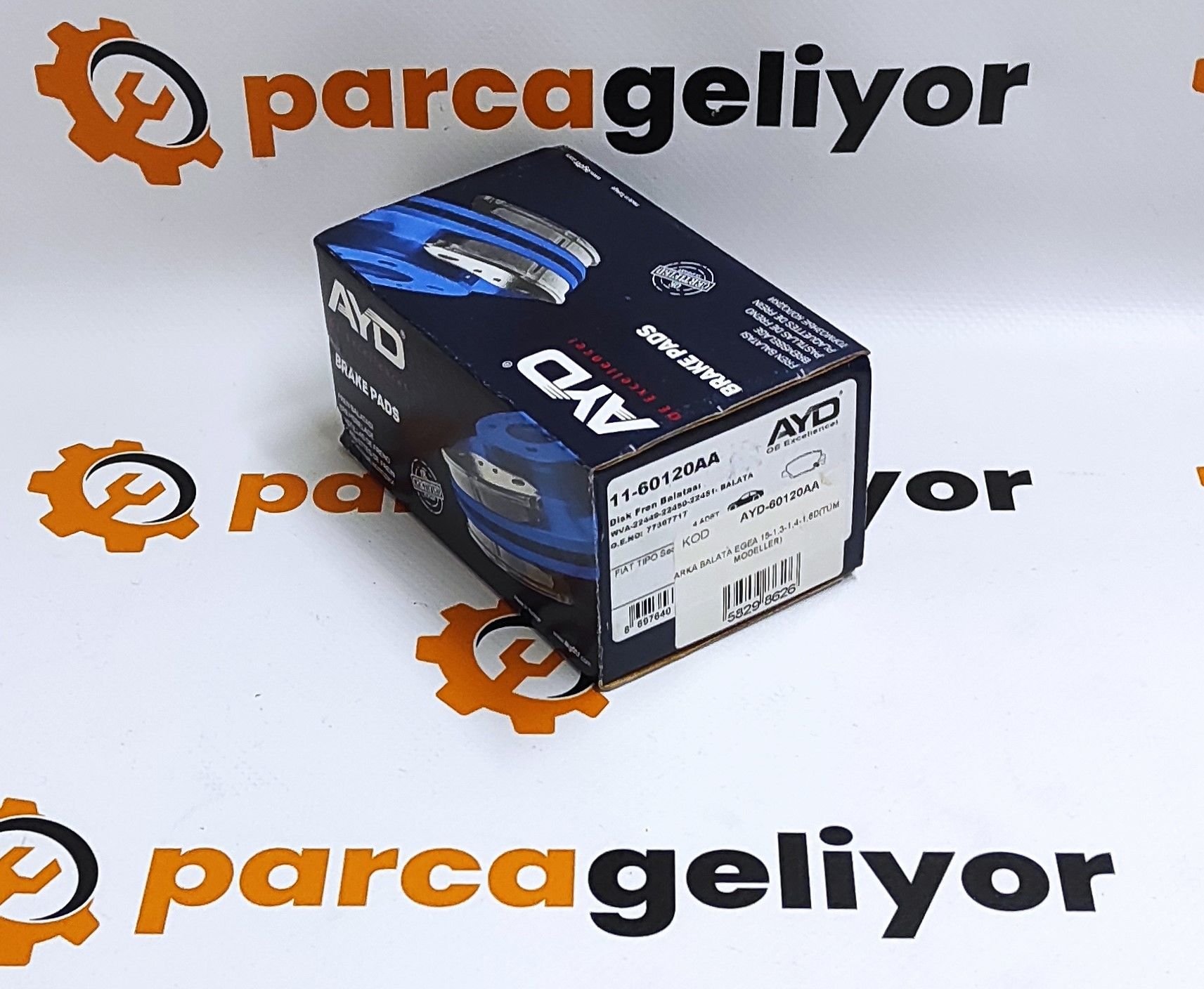 Egea 1.4 T-Jet Arka Fren Balatası Ayd AYD-60120AA