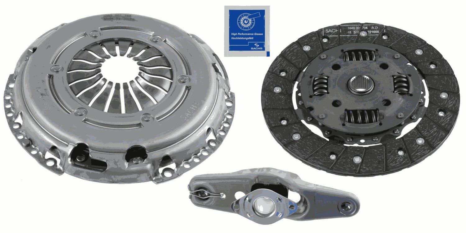 Audi A1 2011-2018 Arası 1.4 TFSI Sachs Marka Debriyaj Seti