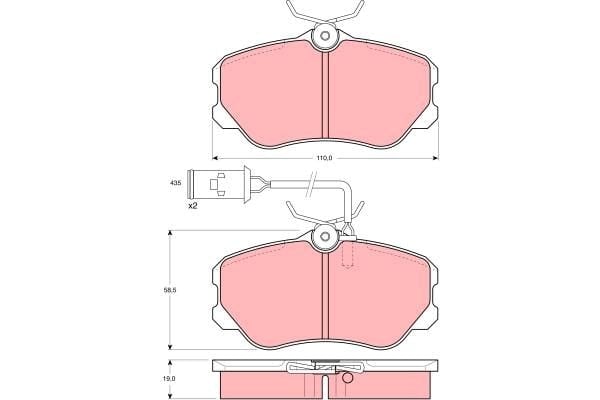 Alfa Romeo 164 1987-1998 Arası 2.0 T.S. TRW Marka Balata