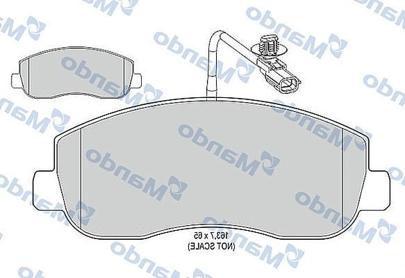 Renault Master 2011-2015 Arası 2.3 dCi 100 FWD, 2.3 dCi 125 FWD Mando Marka Ön Balata