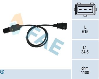 Fiat Punto 1993-2000 Arası 55 1.1, 1.6, 60 1.2, 1.7 D, 1.7 TD, 1.1 FAE Marka Krank Sensörü