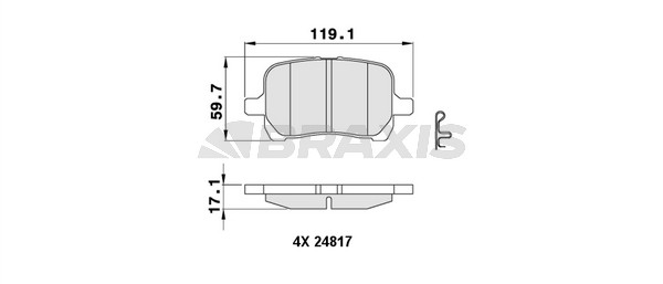 Chevrolet Hhr 2005-2011 Arası 2.4 Braxis Marka Ön Balata