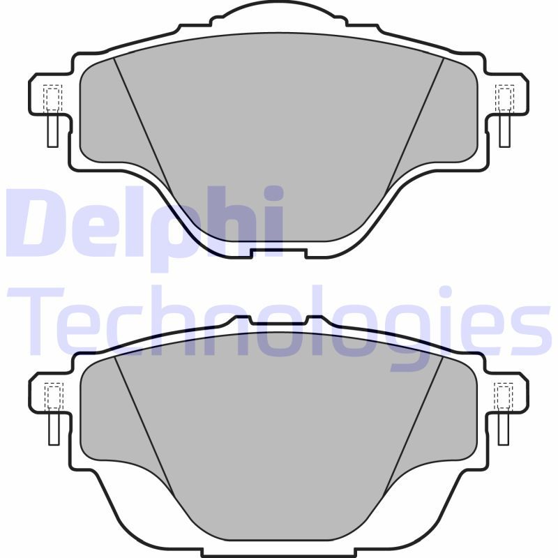 Citroen C4 2013-2017 Arası 1.6 HDi / BlueHDi 115 Delphi Marka Arka Balata