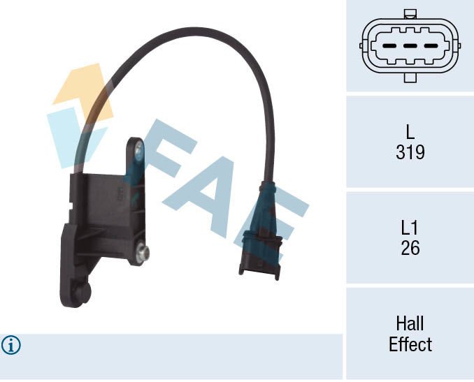 Opel Astra 1998-2009 Arası 1.6 16V, 1.4 16V FAE Marka Eksantrik Devir Sensörü