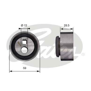 Citroen Ax 1986-1998 Arası 14 D, 15 D Gates Marka Vantilatör Kayış Gergi Rulmanı