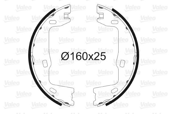Opel Vectra 1988-1995 Arası 2.0 Valeo Marka Pabuçlu Balata