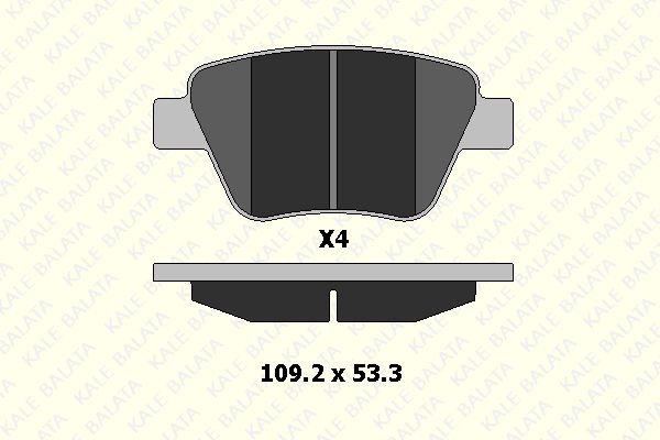 Skoda Superb 2008-2015 Arası 1.6 TDI Kale Marka Arka Balata