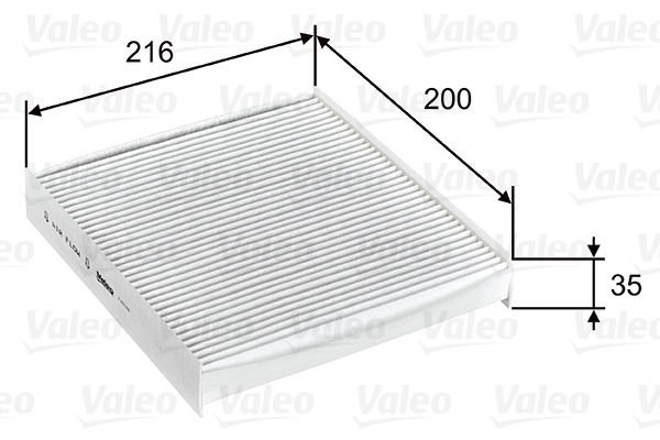 Renault Clio 2012-2016 Arası 1.2 16V Valeo Marka Polen Filtresi